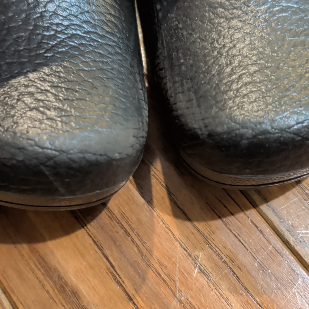 Birkenstock Profi Birki Textured Black Slip-On Work Shoes - Picture 9 of 9